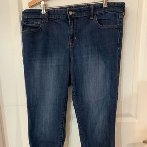 Gap Straight Cuff Dark Wash Jeans
